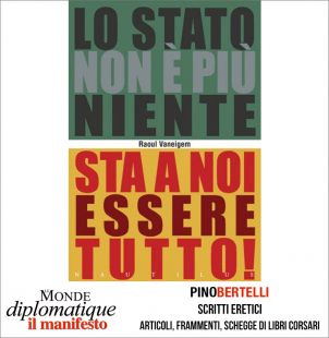 LO STATO NON È PIÙ NIENTE, STA A NOI ESSERE TUTTO!