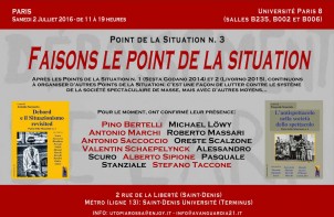 FAISONS LE POINT DE LA SITUATION