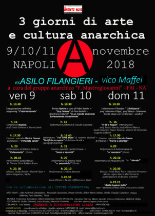 TRE GIORNI DI ARTE E ANARCHIA